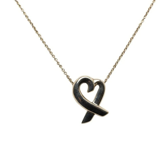 Tiffany & Co Jewelry - Authentic Tiffany & Co Silver Loving Heart Pendant Necklace